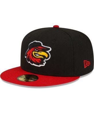 Men's Black Rochester Red Wings Home Authentic Collection 59FIFTY Fitted Hat by NEW ERA