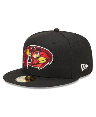 Men's Black Rochester Red Wings Marvel x Minor League 59FIFTY Fitted Hat by NEW ERA