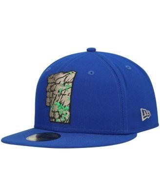 Men's Blue New Hampshire Fisher Cats Authentic Collection Team Alternate 59FIFTY Fitted Hat by NEW ERA
