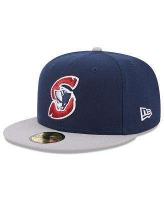 Men's Blue Somerset Patriots Authentic Collection Alternate Logo 59FIFTY Fitted Hat by NEW ERA