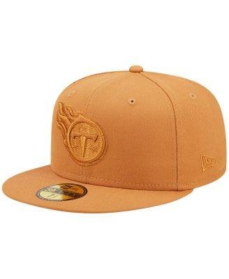 Men's Brown Tennessee Titans Team Color Pack 59FIFTY Fitted Hat by NEW ERA