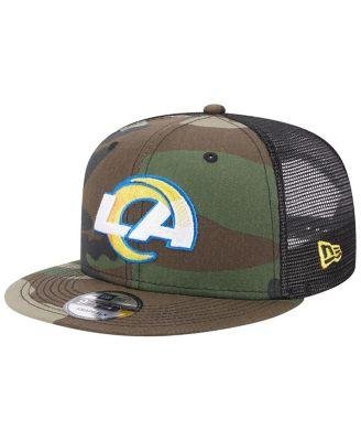 Men's Camo Los Angeles Rams Classic Trucker 9FIFTY Snapback Hat by NEW ERA
