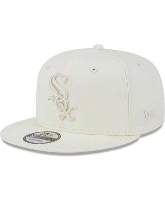 Men's Cream Chicago White Sox Spring Color Basic 9FIFTY Snapback Hat by NEW ERA