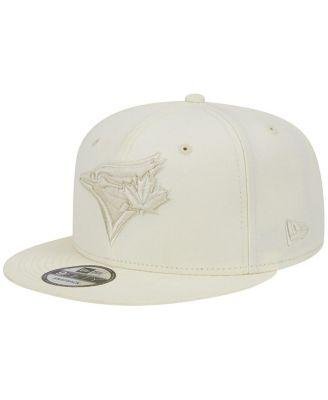 Men's Cream Toronto Blue Jays Spring Color Basic 9FIFTY Snapback Hat by NEW ERA