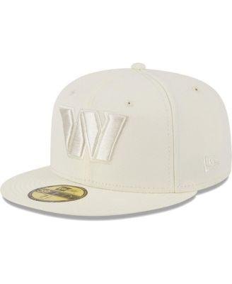 Men's Cream Washington Commanders Color Pack 59FIFTY Fitted Hat by NEW ERA