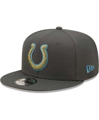 Men's Graphite Indianapolis Colts Color Pack Multi 9FIFTY Snapback Hat by NEW ERA