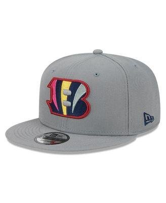 Men's Gray Cincinnati Bengals Color Pack Multi 9FIFTY Snapback Hat by NEW ERA