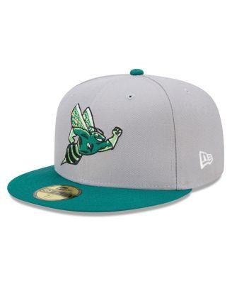 Men's Gray, Green Augusta GreenJackets Marvel x Minor League 59FIFTY Fitted Hat by NEW ERA