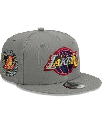 Men's Gray Los Angeles Lakers Color Pack 9FIFTY Snapback Hat by NEW ERA