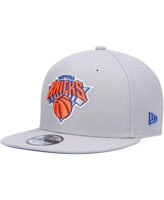 Men's Gray New York Knicks 9FIFTY Snapback Hat by NEW ERA
