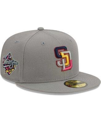Men's Gray San Diego Padres Color Pack 59FIFTY Fitted Hat by NEW ERA