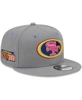 Men's Gray San Francisco 49ers Color Pack Multi 9FIFTY Snapback Hat by NEW ERA