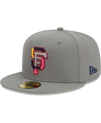 Men's Gray San Francisco Giants Color Pack 59FIFTY Fitted Hat by NEW ERA