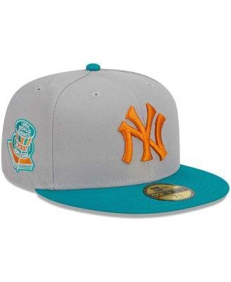 Men's Gray, Teal New York Yankees 59FIFTY Fitted Hat by NEW ERA