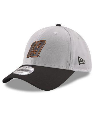 Men's Gray and Black Martin Truex Jr 9FORTY Snapback Adjustable Hat by NEW ERA