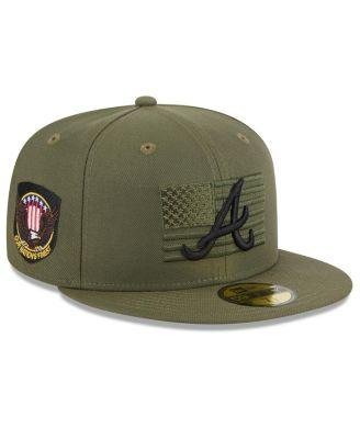 Men's Green Atlanta Braves 2023 Armed Forces Day On-Field 59FIFTY Fitted Hat by NEW ERA