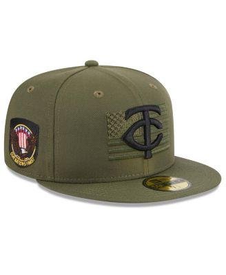Men's Green Minnesota Twins 2023 Armed Forces Day On-Field 59FIFTY Fitted Hat by NEW ERA