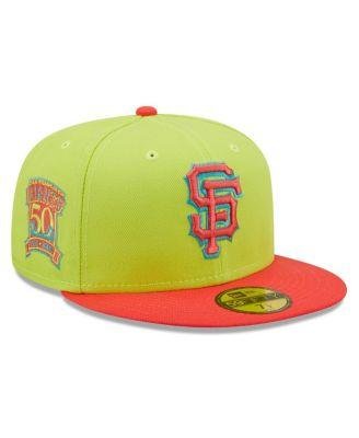 Men's Green, Red San Francisco Giants Cyber Highlighter 59FIFTY Fitted Hat by NEW ERA