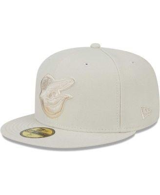 Men's Khaki Baltimore Orioles Tonal 59FIFTY Fitted Hat by NEW ERA