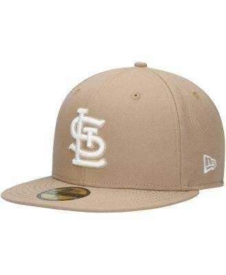 Men's Khaki St. Louis Cardinals 59FIFTY Fitted Hat by NEW ERA