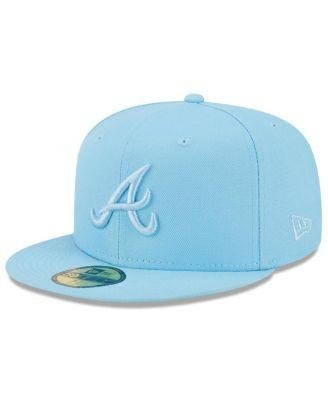 Men's Light Blue Atlanta Braves 2023 Spring Color Basic 59FIFTY Fitted Hat by NEW ERA