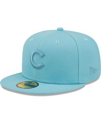 Men's Light Blue Chicago Cubs Color Pack 59FIFTY Fitted Hat by NEW ERA