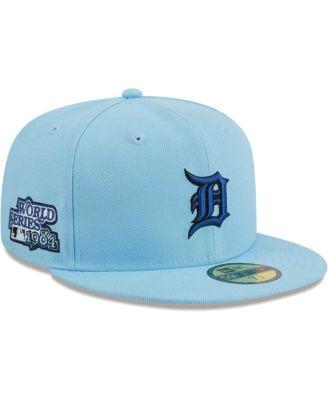 Men's Light Blue Detroit Tigers 59FIFTY Fitted Hat by NEW ERA