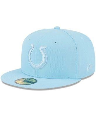 Men's Light Blue Indianapolis Colts Color Pack Brights 59FIFTY Fitted Hat by NEW ERA