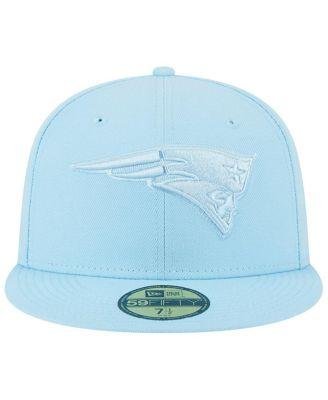 Men's Light Blue New England Patriots Color Pack Brights 59FIFTY Fitted Hat by NEW ERA