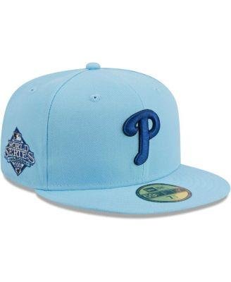 Men's Light Blue Philadelphia Phillies 59FIFTY Fitted Hat by NEW ERA