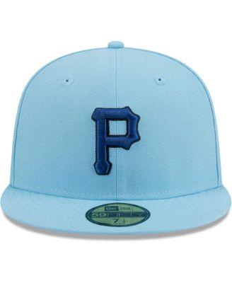 Men's Light Blue Pittsburgh Pirates 59FIFTY Fitted Hat by NEW ERA
