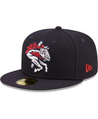 Men's Navy Binghamton Rumble Ponies Authentic Collection 59FIFTY Fitted Hat by NEW ERA
