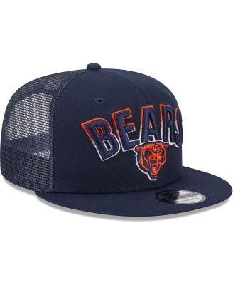 Men's Navy Chicago Bears Grade Trucker 9FIFTY Snapback Hat by NEW ERA
