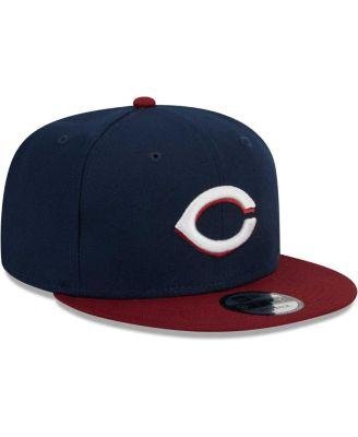 Men's Navy Cincinnati Reds Two-Tone Color Pack 9FIFTY Snapback Hat by NEW ERA
