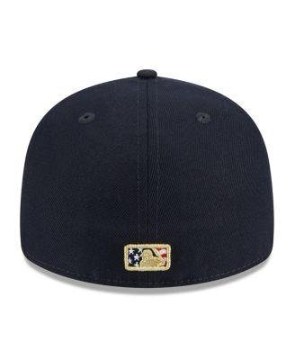 Men's Navy Kansas City Royals 2023 Fourth of July Low Profile 59FIFTY Fitted Hat by NEW ERA