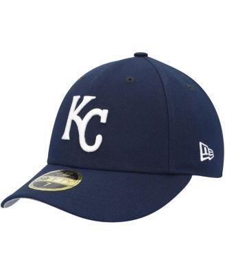 Men's Navy Kansas City Royals Oceanside Low Profile 59FIFTY Fitted Hat by NEW ERA