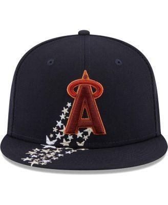 Men's Navy Los Angeles Angels Meteor 59FIFTY Fitted Hat by NEW ERA