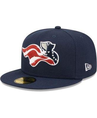 Men's Navy Somerset Patriots Home Authentic Collection 59FIFTY Fitted Hat by NEW ERA