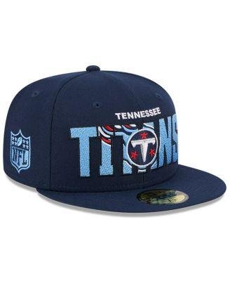 Men's Navy Tennessee Titans 2023 NFL Draft 59FIFTY Fitted Hat by NEW ERA