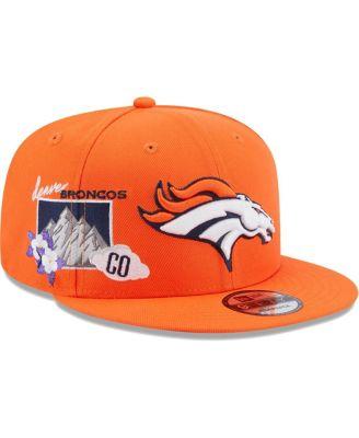 Men's Orange Denver Broncos Icon 9FIFTY Snapback Hat by NEW ERA