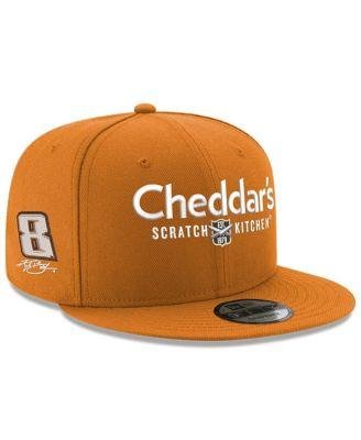 Men's Orange Kyle Busch 9FIFTY Cheddar's Adjustable Hat by NEW ERA