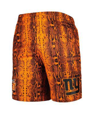 Men's Orange New York Giants Summer Pop Shorts by NEW ERA