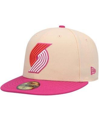 Men's Orange, Pink Portland Trail Blazers Passion Mango 59FIFTY Fitted Hat by NEW ERA