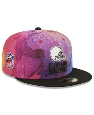 Men's Pink, Black Cleveland Browns 2022 NFL Crucial Catch 59FIFTY Fitted Hat by NEW ERA