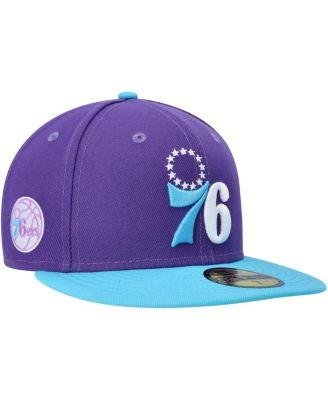 Men's Purple Philadelphia 76ers Vice 59FIFTY Fitted Hat by NEW ERA
