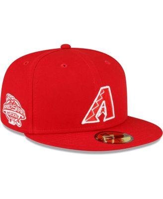 Men's Red Arizona Diamondbacks Sidepatch 59FIFTY Fitted Hat by NEW ERA
