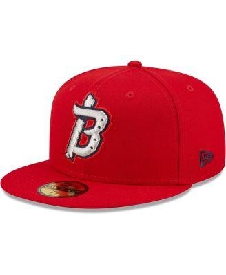 Men's Red Binghamton Rumble Ponies Authentic Collection 59FIFTY Fitted Hat by NEW ERA