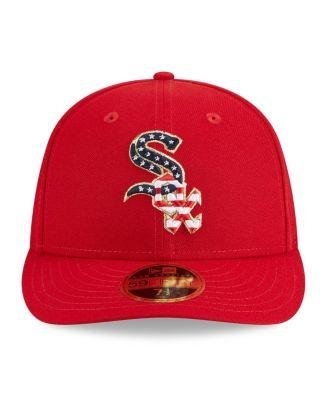 Men's Red Chicago White Sox 2023 Fourth of July Low Profile 59FIFTY Fitted Hat by NEW ERA