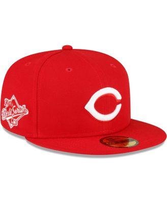 Men's Red Cincinnati Reds Sidepatch 59FIFTY Fitted Hat by NEW ERA