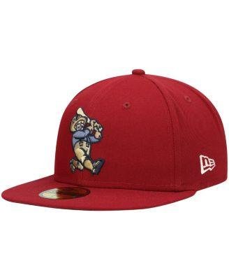 Men's Red Frisco RoughRiders Authentic Collection Team Alternate 59FIFTY Fitted Hat by NEW ERA